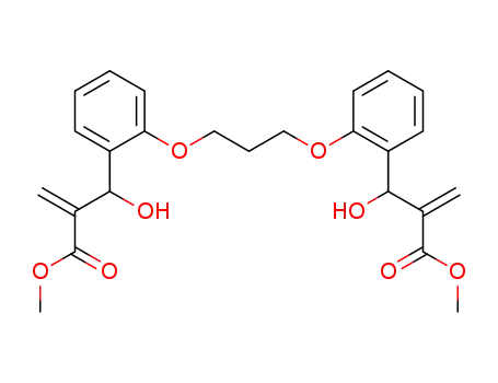 2-[Hydroxy-(2-{3-[2-(1-hydroxy-2-methoxycarbonyl-allyl)-phenoxy]-propoxy}-phenyl)-methyl]-acrylic acid methyl ester