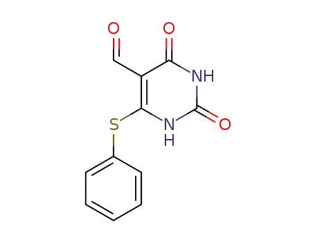 6-phenylthio-5-formyluracil
