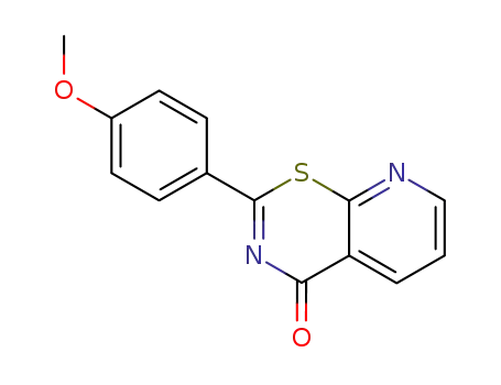 Molecular Structure of 125554-45-2 (p-methoxyphenyl-2 (4H) pyrido <3,2-e>-thiazine-1,3 one-4)