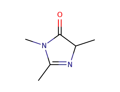 Molecular Structure of 32023-93-1 (4H-Imidazol-4-one, 3,5-dihydro-2,3,5-trimethyl-)