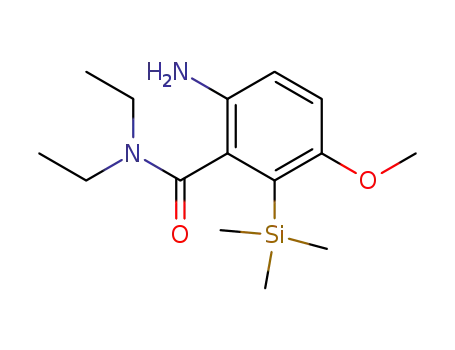 6-Amino-N,N-diethyl-3-methoxy-2-(trimethylsilyl)benzamide