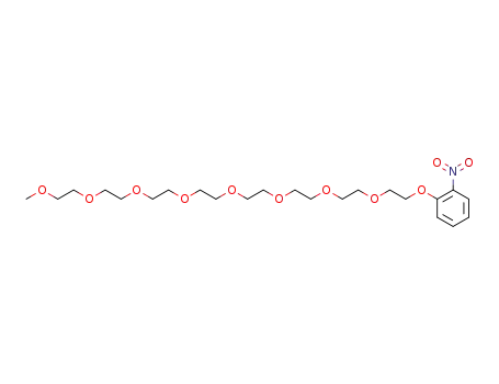 Molecular Structure of 92670-57-0 (2,5,8,11,14,17,20,23-Octaoxapentacosane, 25-(2-nitrophenoxy)-)