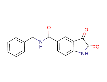 1H-Indole-5-carboxamide, 2,3-dihydro-2,3-dioxo-N-(phenylmethyl)-