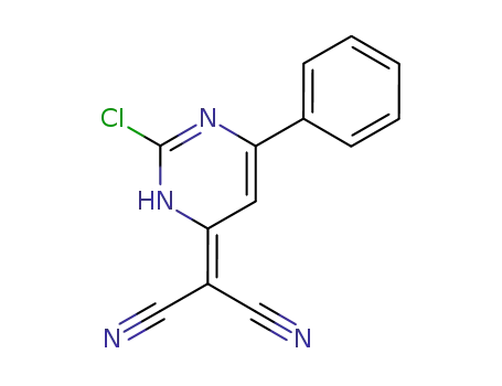 2-Chloro-4-phenyl-1,6-dihydro-6-pyrimidinylidenemalononitrile