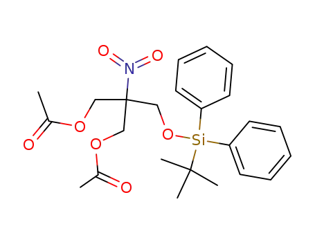 1,3-Propanediol, 2-[[[(1,1-dimethylethyl)diphenylsilyl]oxy]methyl]-2-nitro-,
diacetate (ester)