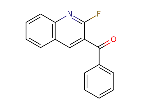 Molecular Structure of 128676-87-9 (Methanone, (2-fluoro-3-quinolinyl)phenyl-)