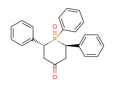 1,2,6-triphenyl-4-phosphorinanone 1-oxide