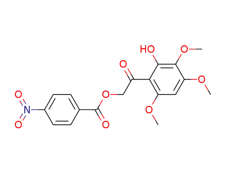 Ethanone, 1-(2-hydroxy-3,4,6-trimethoxyphenyl)-2-[(4-nitrobenzoyl)oxy]-