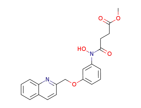 methyl 4-{hydroxy[3-(quinolin-2-ylmethoxy)phenyl]amino}-4-oxobutanoate