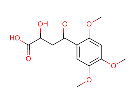 Molecular Structure of 84386-08-3 (2-hydroxy-4-oxo-4-(2,4,5-trimethoxyphenyl)butanoic acid)