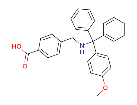 4-<N-(p-anisyldiphenylmethyl)aminomethyl> benzoic acid