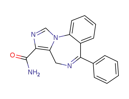 6-Phenyl-4H-2,5,10b-triaza-benzo[e]azulene-3-carboxylic acid amide