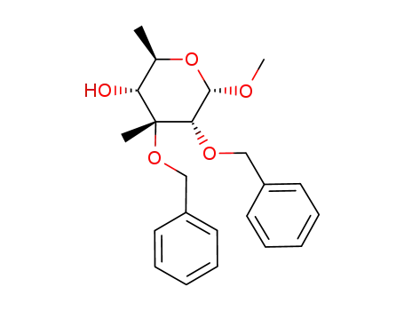methyl 2,3-di-O-benzyl-6-deoxy-3-C-methyl-α-D-allopyranoside
