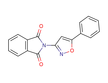 Molecular Structure of 71854-39-2 (1H-Isoindole-1,3(2H)-dione, 2-(5-phenyl-3-isoxazolyl)-)