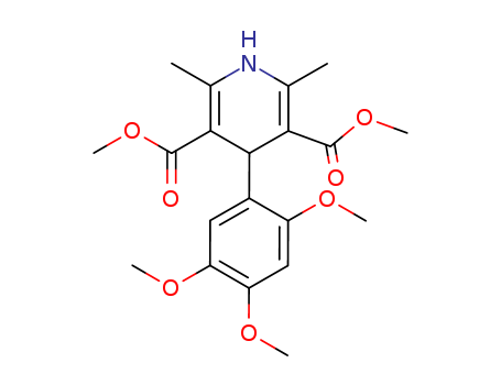 3,5-Pyridinedicarboxylic acid, 1,4-dihydro-2,6-dimethyl-4-(2,4,5-trimethoxyphenyl)-, dimethyl ester