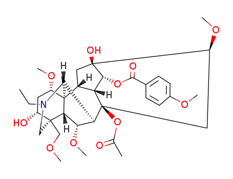 Molecular Structure of 70578-24-4 (YUNACONITINE)