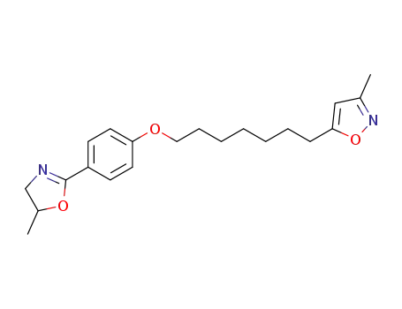 Isoxazole, 5-(7-(4-(4,5-dihydro-5-methyl-2-oxazolyl)phenoxy)heptyl)-3-methyl-