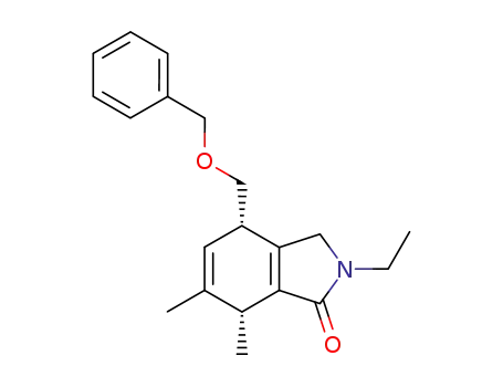 2-ethyl-5α,6-dimethyl-8α-<(benzyloxy)methyl>-1,2,5β,8β-tetrahydro-3H-isoindol-3-one