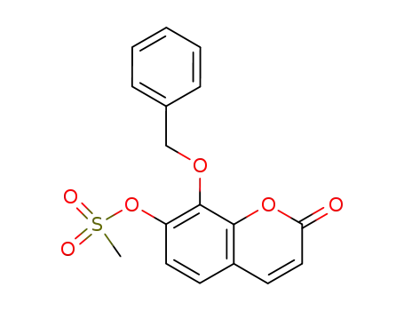 8-benzyloxy-7-methanesulfonyloxycoumarin