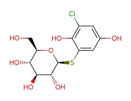 2-chloro-6-(β-D-glucopyranosylthio)benzene-1,4-diol