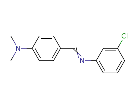 4-{(e)-[(3-Chlorophenyl)imino]methyl}-n,n-dimethylaniline