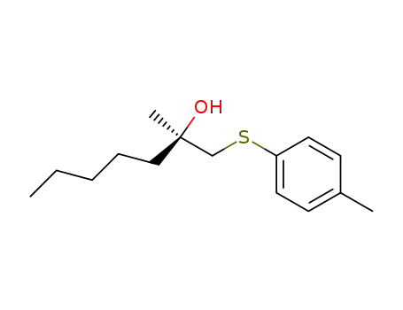 2-Heptanol, 2-[[(4-methylphenyl)thio]methyl]-, (R)-