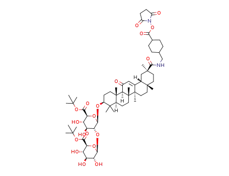 hydroxysuccinimidyl N-(6',6''-di-tert-butyl-18β-glycyrrhizinyl)-trans-4-aminomethylcyclohexanecarboxylate
