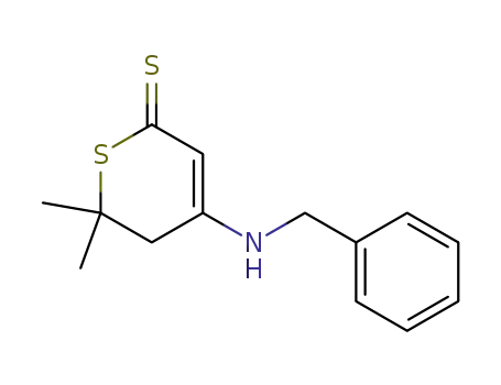 4-Benzylamino-6,6-dimethyl-5,6-dihydro-thiopyran-2-thione