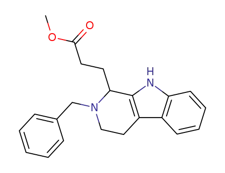 methyl 2-benzyl-1,2,3,4-tetrahydro-9H-pyrido<3,4-b>indole-1-propionate