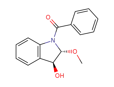 trans-1-benzoyl-3-hydroxy-2-methoxyindoline