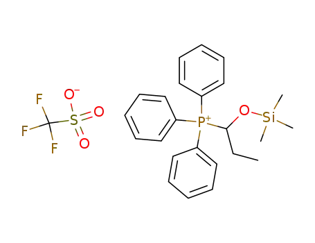 Trifluoro-methanesulfonatetriphenyl-(1-trimethylsilanyloxy-propyl)-phosphonium;