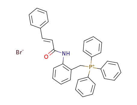 Triphenyl-{2-[(E)-(3-phenyl-acryloyl)amino]-benzyl}-phosphonium; bromide