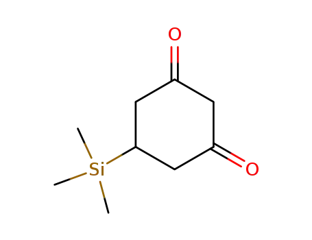 Molecular Structure of 61705-67-7 (1,3-Cyclohexanedione, 5-(trimethylsilyl)-)