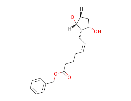 (-)-benzyl <7-(5α-hydroxy-2,3-α-epoxycyclopent-α-yl)>-5(Z)-heptenoate