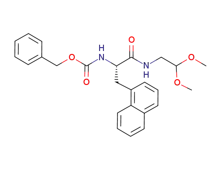 Carbamic acid,
[(1S)-2-[(2,2-dimethoxyethyl)amino]-1-(1-naphthalenylmethyl)-2-oxoethyl
]-, phenylmethyl ester