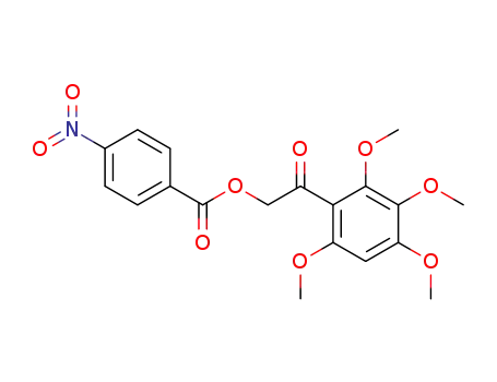 Ethanone, 2-[(4-nitrobenzoyl)oxy]-1-(2,3,4,6-tetramethoxyphenyl)-