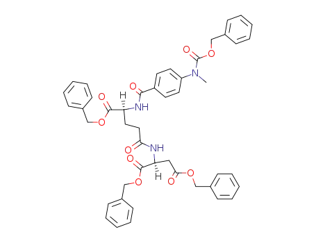 (S)-2-{(S)-4-Benzyloxycarbonyl-4-[4-(benzyloxycarbonyl-methyl-amino)-benzoylamino]-butyrylamino}-succinic acid dibenzyl ester
