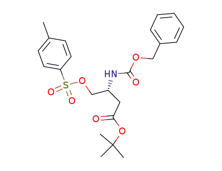 tert-butyl 3-<(benzyloxycarbonyl)amino>-4-(O-tosyl)butanoate