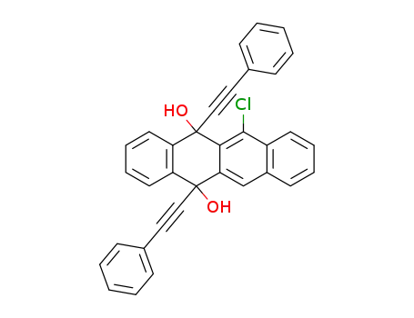 6-chloro-5,12-bis(phenylethynyl)-5,12-dihydronaphthacene-5,12-diol