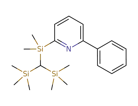 Molecular Structure of 947770-24-3 ([dimethyl(6-phenylpyrid-2-yl)silyl]bis(trimethylsilyl)methane)