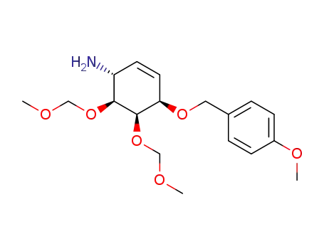 1L-(1,2,3/4)-4-Amino-1-O-(4-methoxybenzyl)-2,3-bis-O-(methoxymethyl)-5-cyclohexene-1,2,3-triol