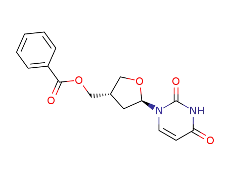 2,4(1H,3H)-Pyrimidinedione,
1-[4-[(benzoyloxy)methyl]tetrahydro-2-furanyl]-, trans-