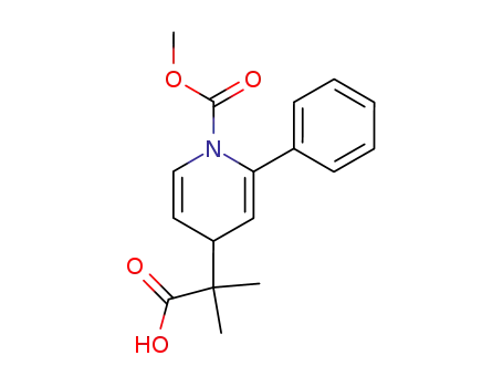 methyl 4-(1-carboxy-1-methylethyl)-2-phenyl-4H-pyridine-1-carboxylate