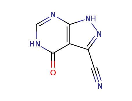 1H-Pyrazolo[3,4-d]pyrimidine-3-carbonitrile,4,5-dihydro-4-oxo- cas  5387-84-8