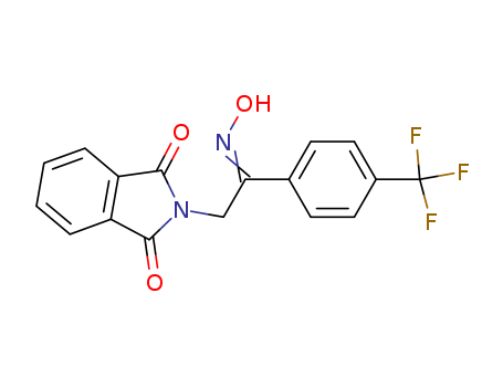 2-[(2Z)-2-hydroxyimino-2-[4-(trifluoromethyl)phenyl]ethyl]isoindole-1,3-dione cas  82585-55-5