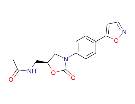 (S)-N-<<3-<4-(5-isoxazolyl)phenyl>-2-oxo-5-oxazolidinyl>methyl>acetamide