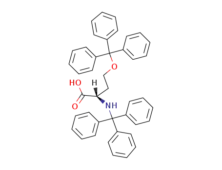 Molecular Structure of 106827-69-4 (N,O-Ditrityl-L-Homoserin)
