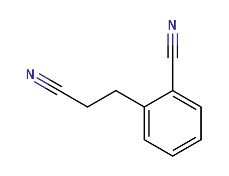 Molecular Structure of 18328-00-2 (Benzenepropanenitrile, 2-cyano-)