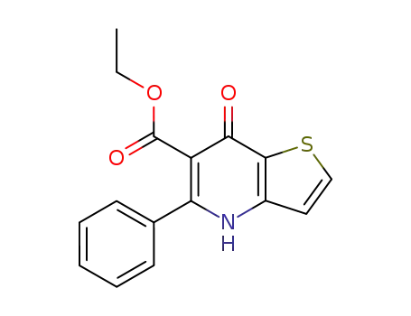 Thieno[3,2-b]pyridine-6-carboxylic acid, 4,7-dihydro-7-oxo-5-phenyl-,
ethyl ester