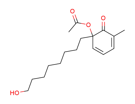 (RS)-6-Acetoxy-6-(8'-hydroxyoctyl)-2-methyl-2,4-cyclohexadien-1-on